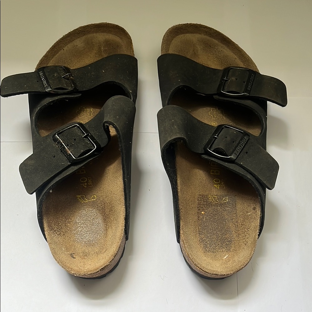 Birkenstock Black Double Strap Sandals